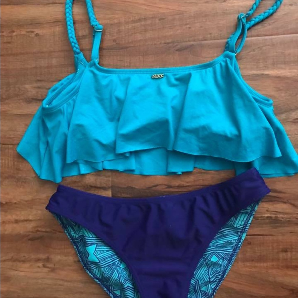 Roxy 2-Piece Bathing Suit Small Juniors